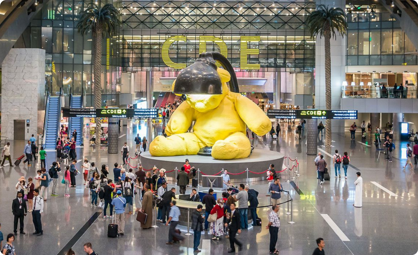 Hamad International Airport duty-free hall